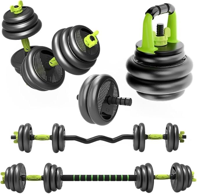 (7 in one 40KG)  Multi Use Dumbbells Set with Kettlebell