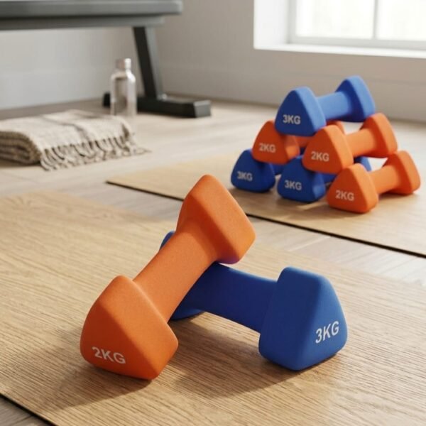 Women triangle dumbbells